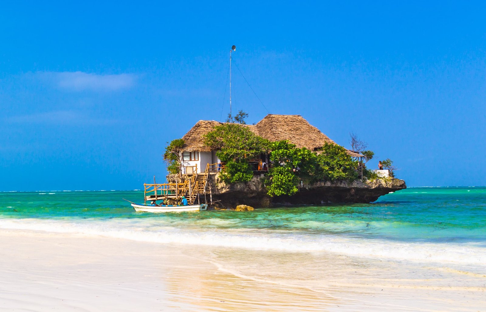 Seltenes Spitzmaulnashorn und riesige Elefanten im Ngorongoro-Krater, Tansania Safari.