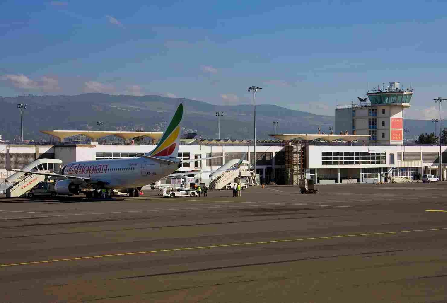 Ankunft in Addis Abeba