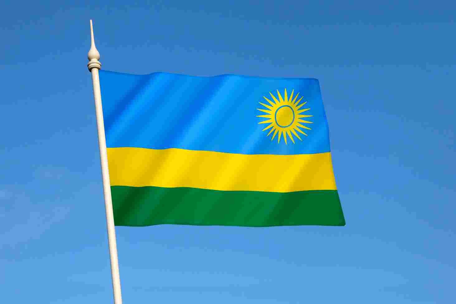 Ruanda Flagge