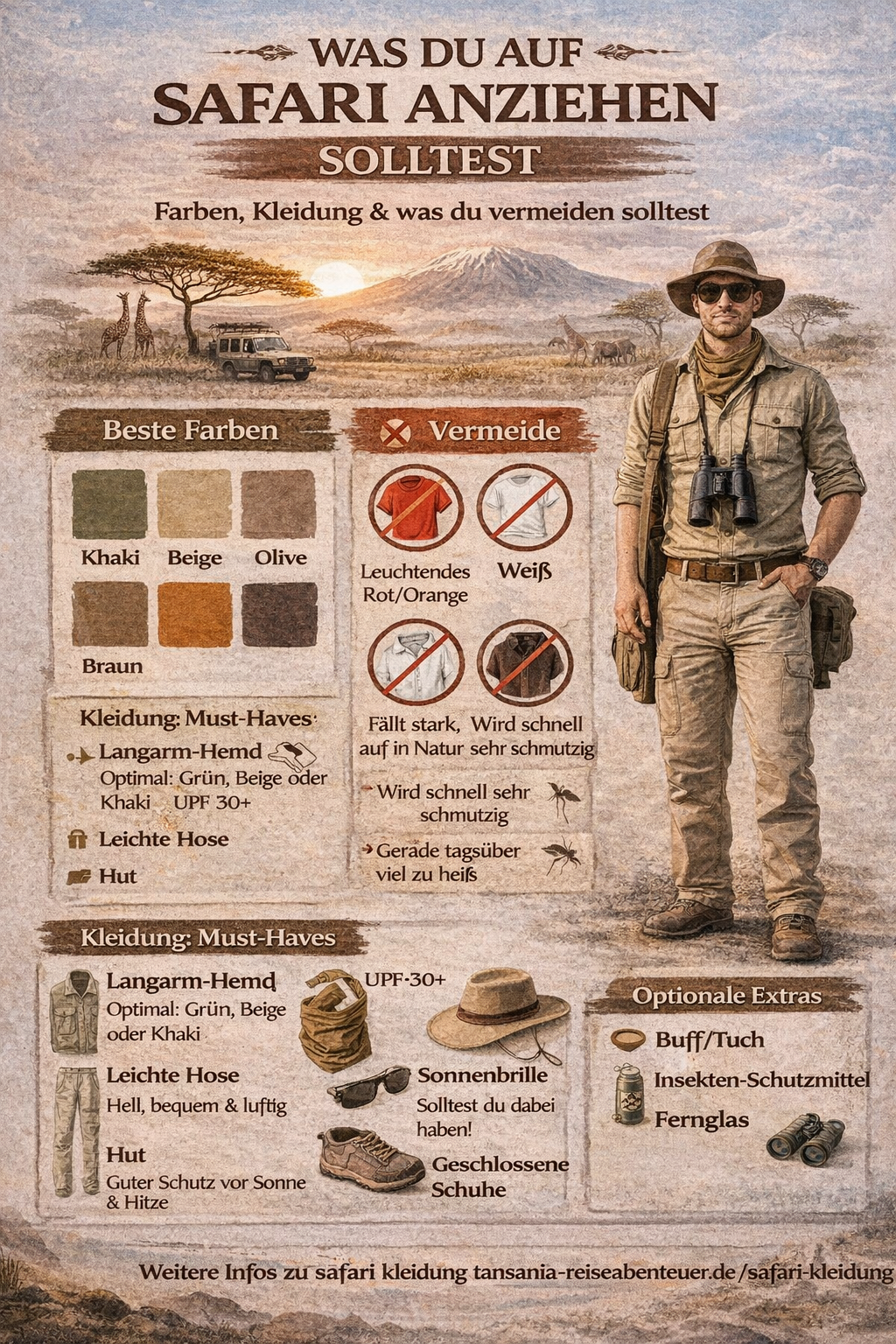 Safari Clothing Guide Mobile