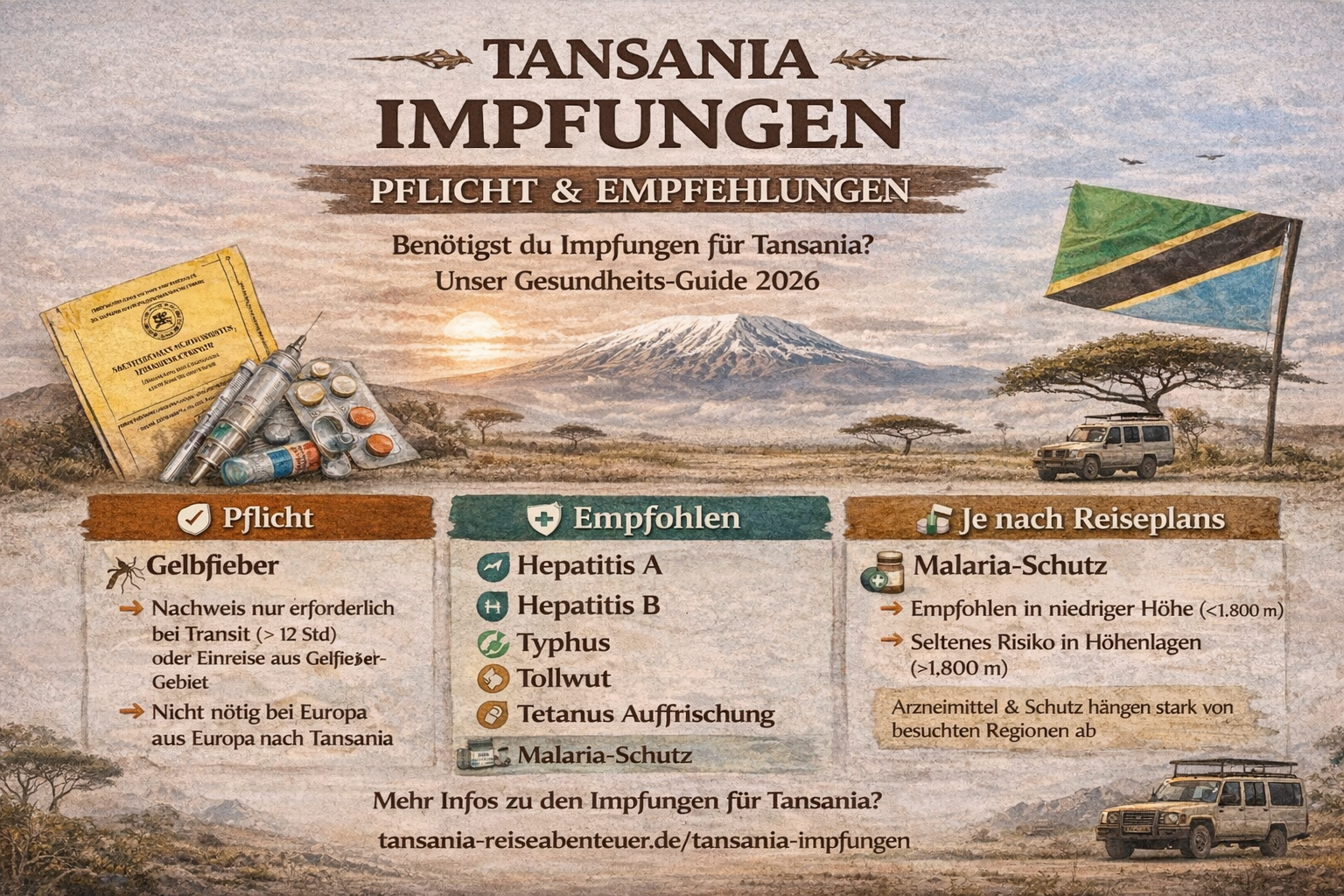Tanzania Vaccination Requirements for Travel Desktop