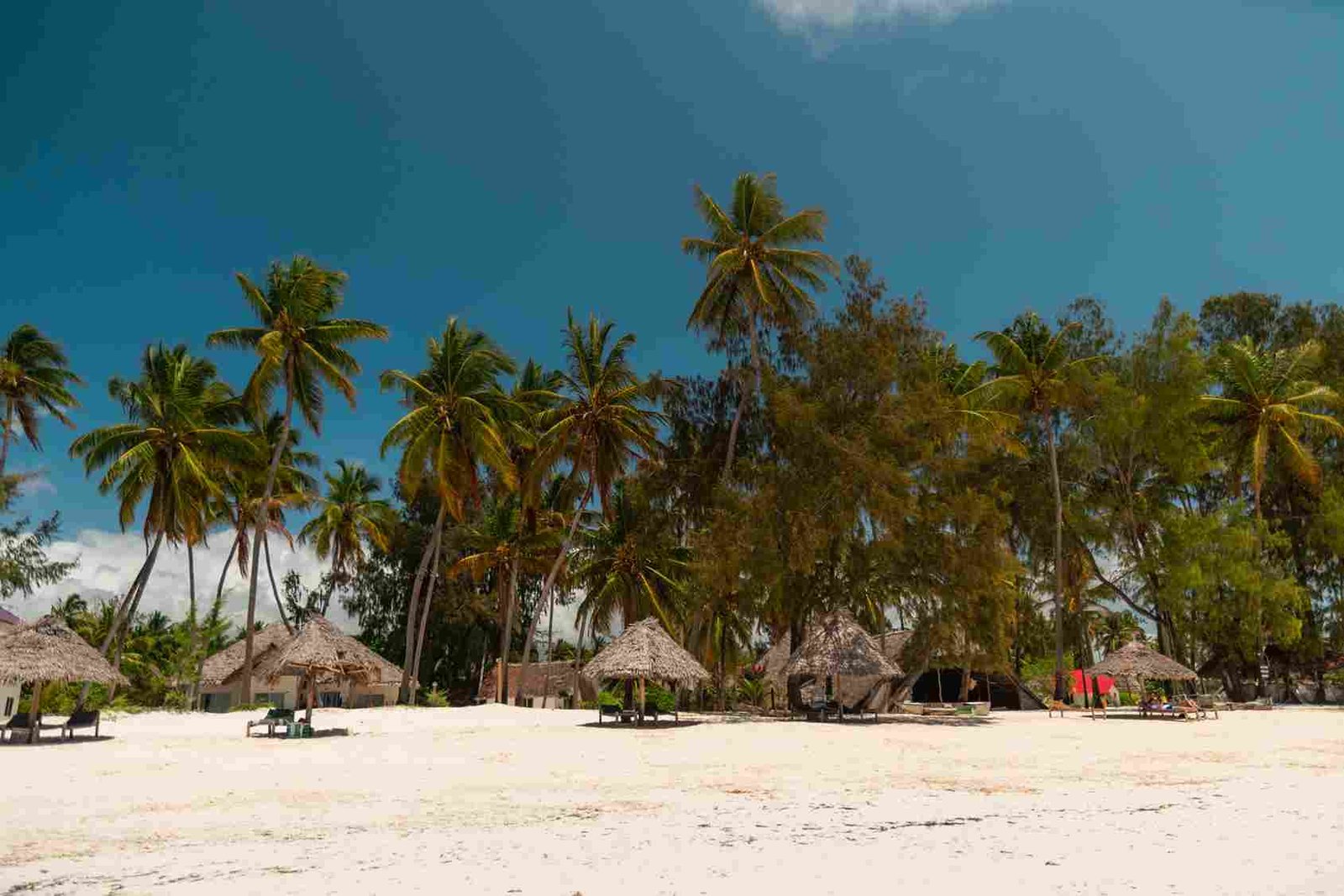 Sansibar beste Reisezeit Juni bis Oktober – strahlend blauer Himmel